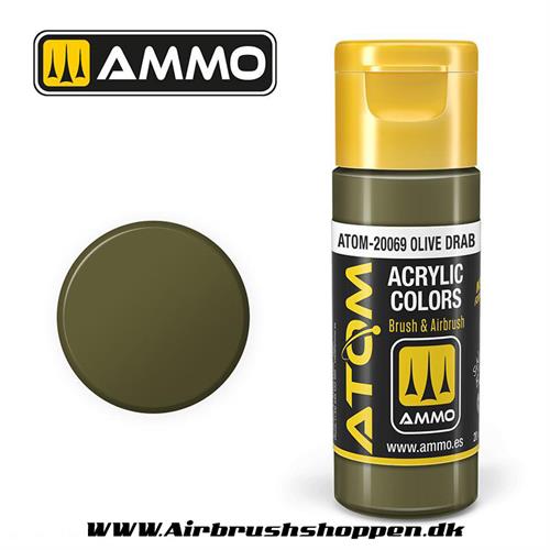 ATOM-20069 Olive Drab -  20ml  Atom color